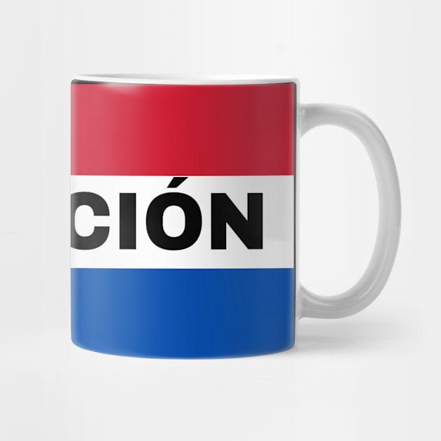Asunción City in Paraguay Flag Colors by aybe7elf